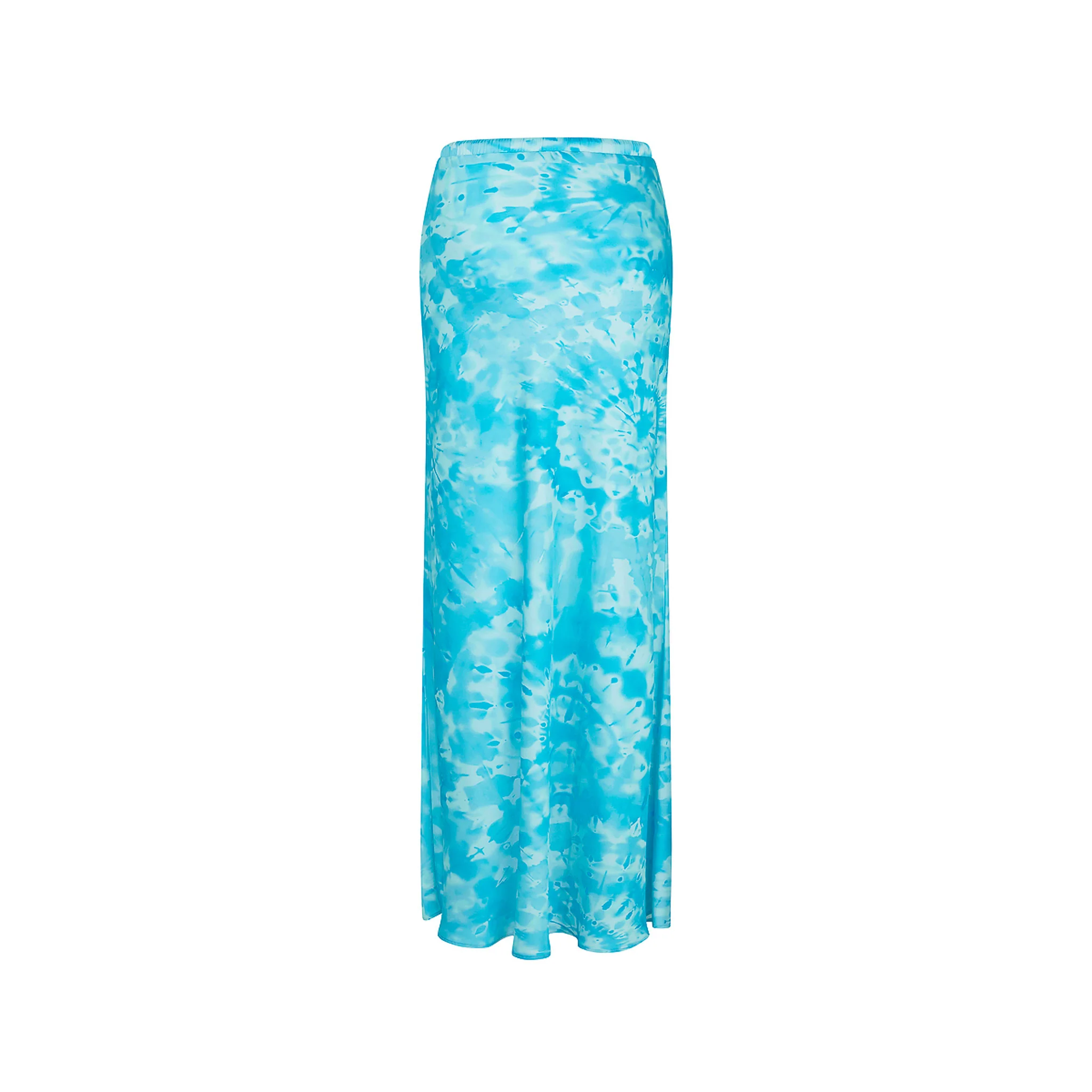 Bias Drawstring Maxi Skirt - Starry Seas - Image 10