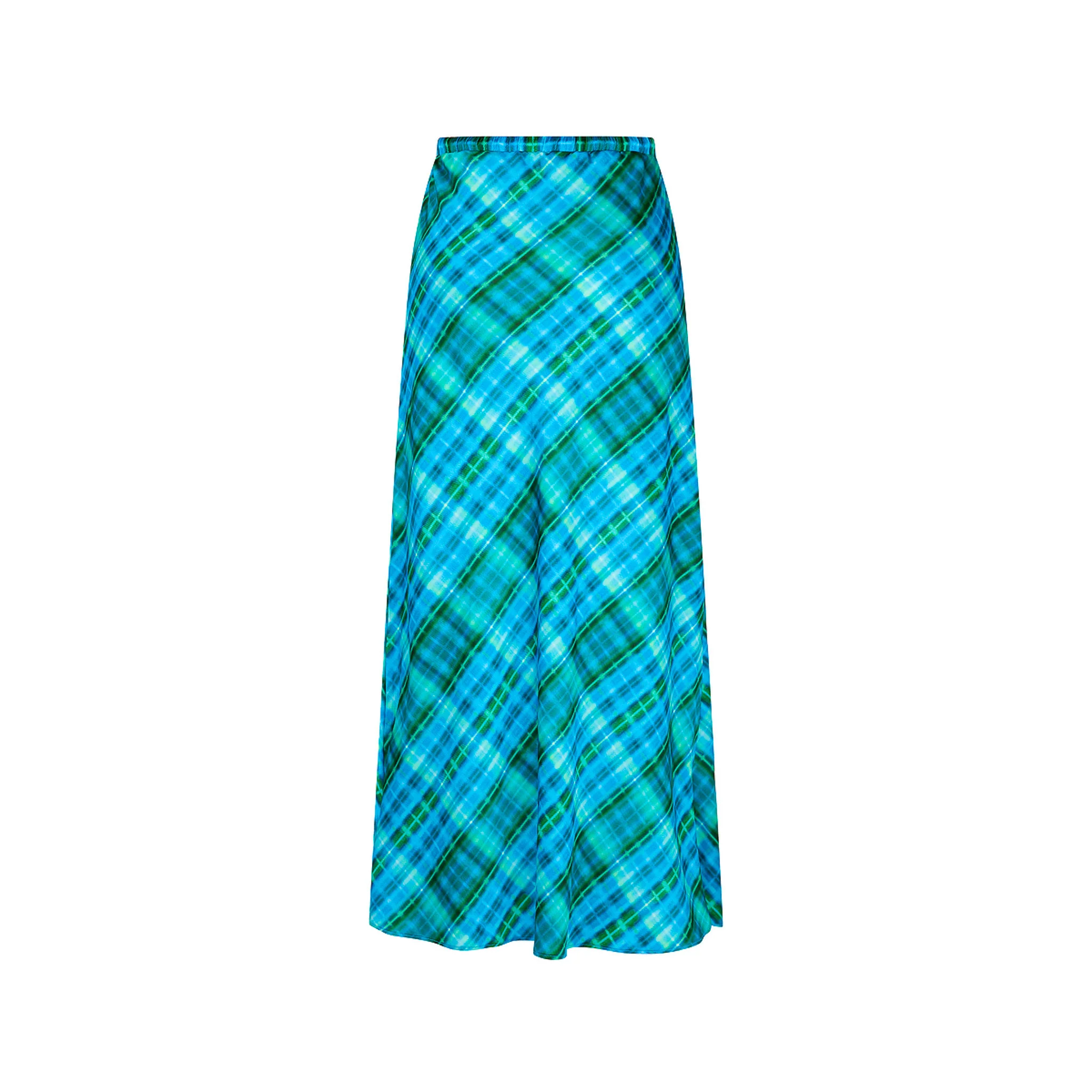 Bias Drawstring Maxi Skirt - Tropic Dip - Image 10