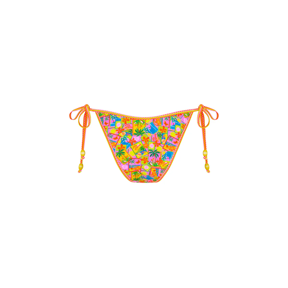 Bind Dipped Cheeky Tie Bikini Bottom - Sunshine Snaps - Image 7