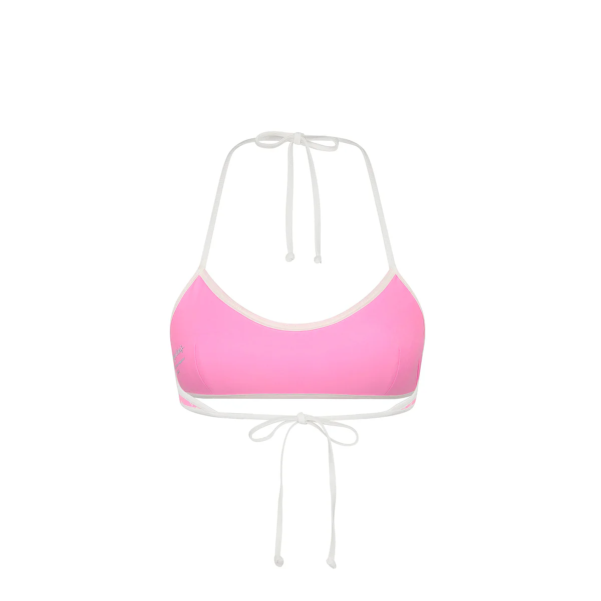 Bind Halter Crop Bikini Top - Sugar Sprinkle - Image 7