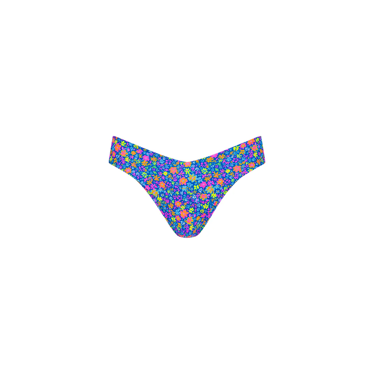 Cheeky V Bikini Bottom - Electric Bloom