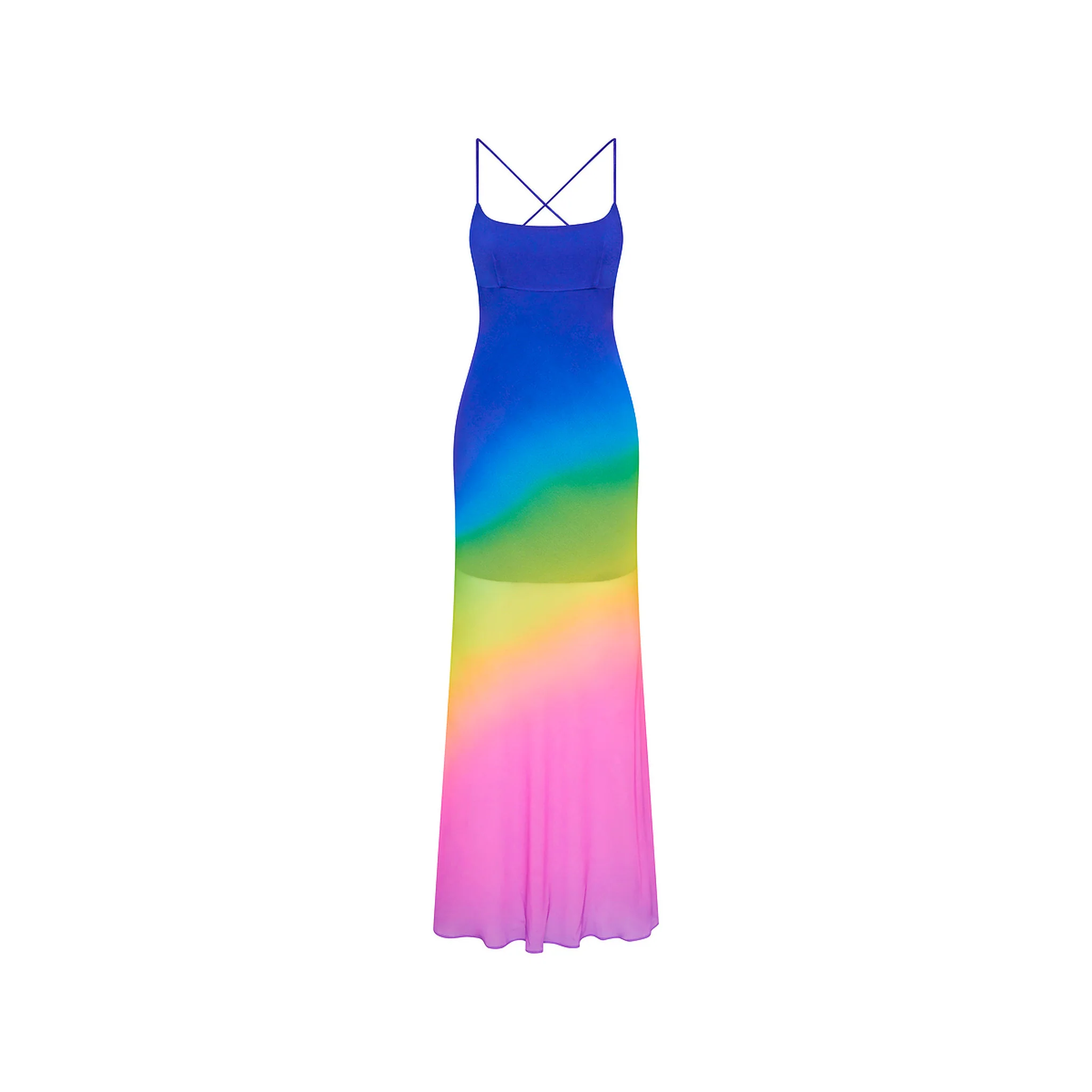 Chiffon Maxi Dress - Moon Washed