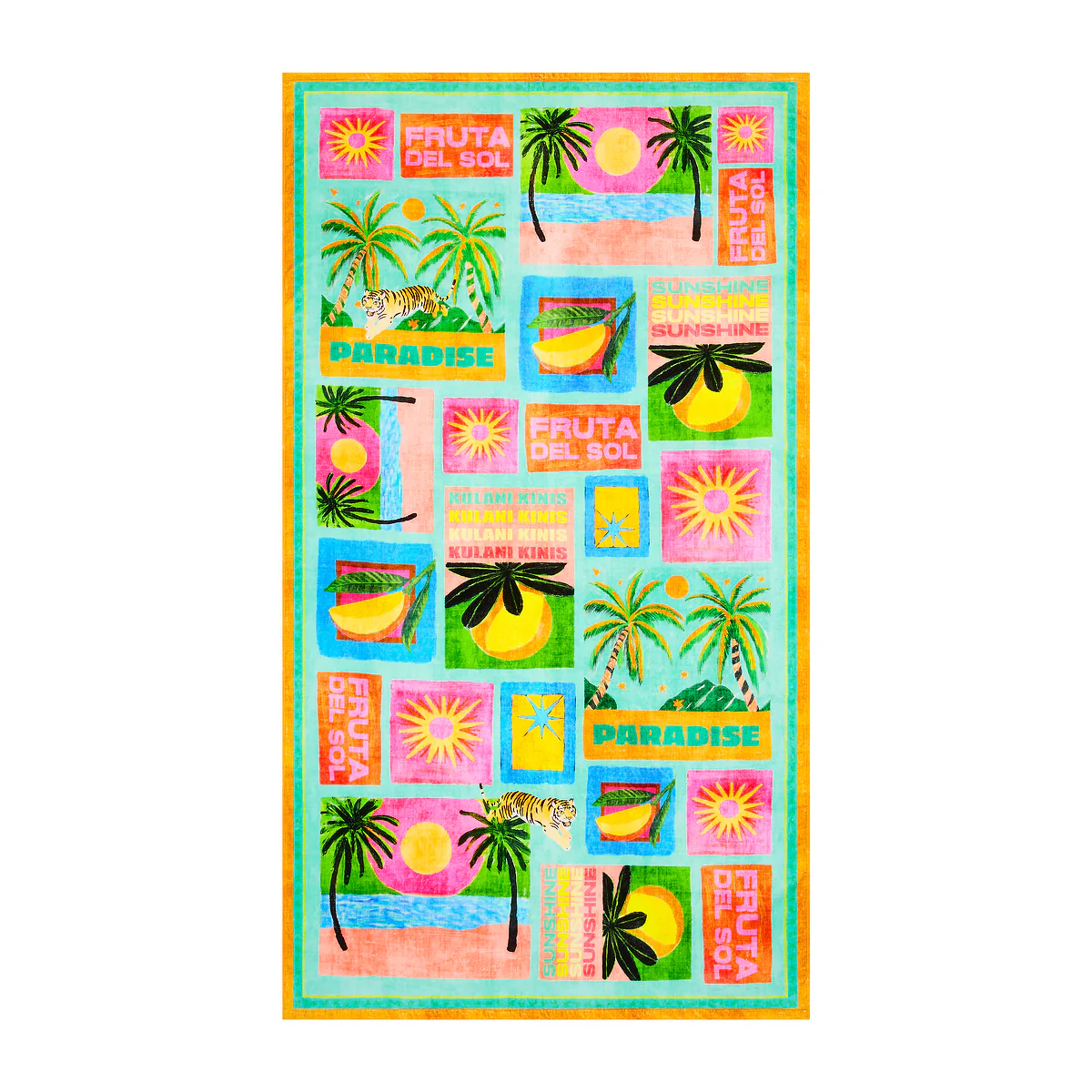 Cotton Beach Towel - Ocean Honey