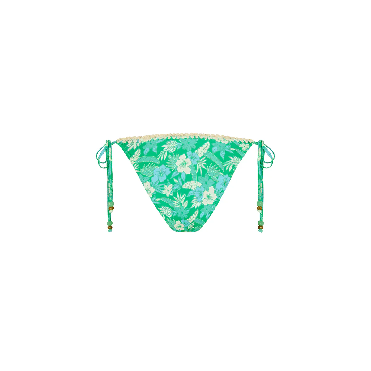 Crochet Dipped Cheeky Tie Bikini Bottom - Barefoot Breeze - Image 7