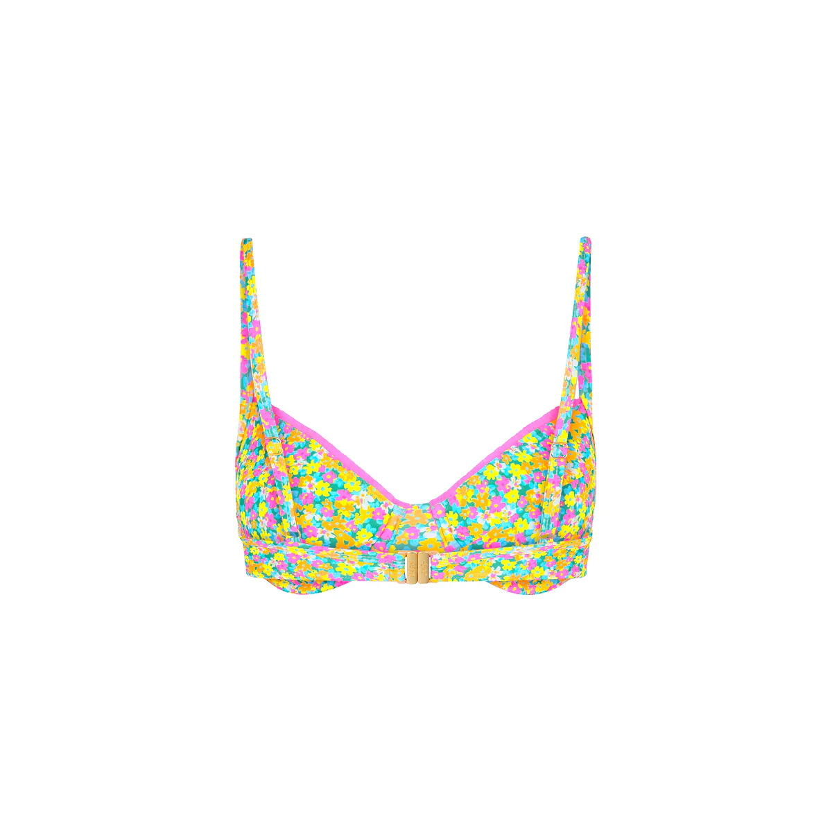 Decorative Ditzy Underwire Bikini Top - Hula Honey - Image 8