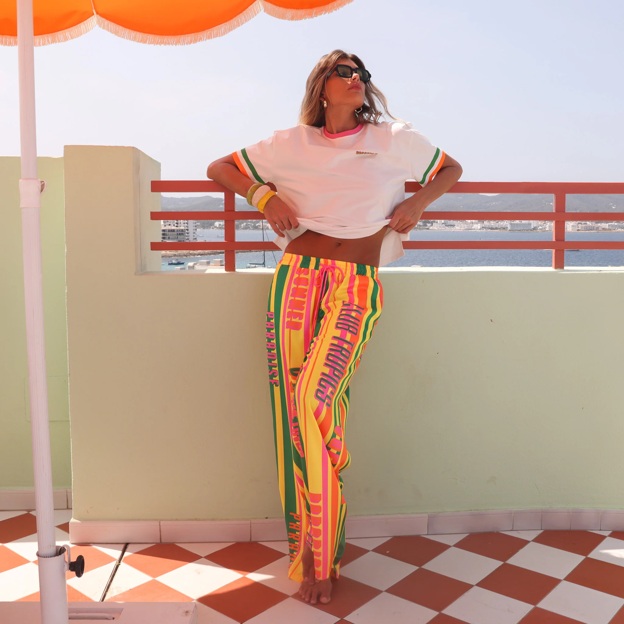 Drawstring Resort Pants - Sunshine Lover - Image 6