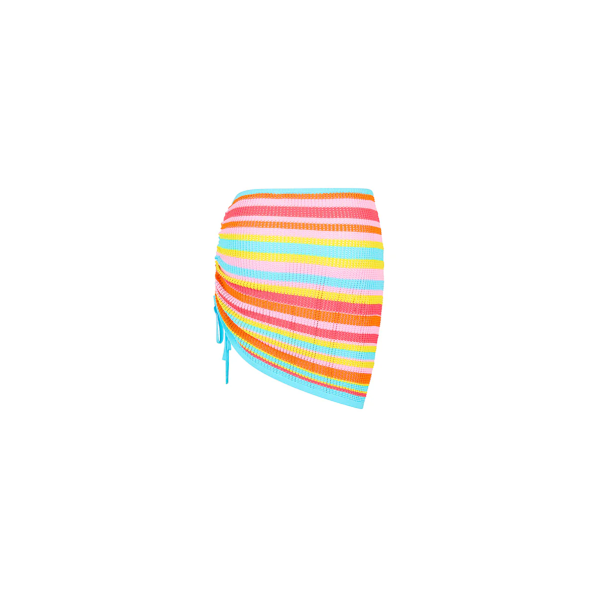 Drawstring Knit Mini Skirt - Sunset Strip - Image 8