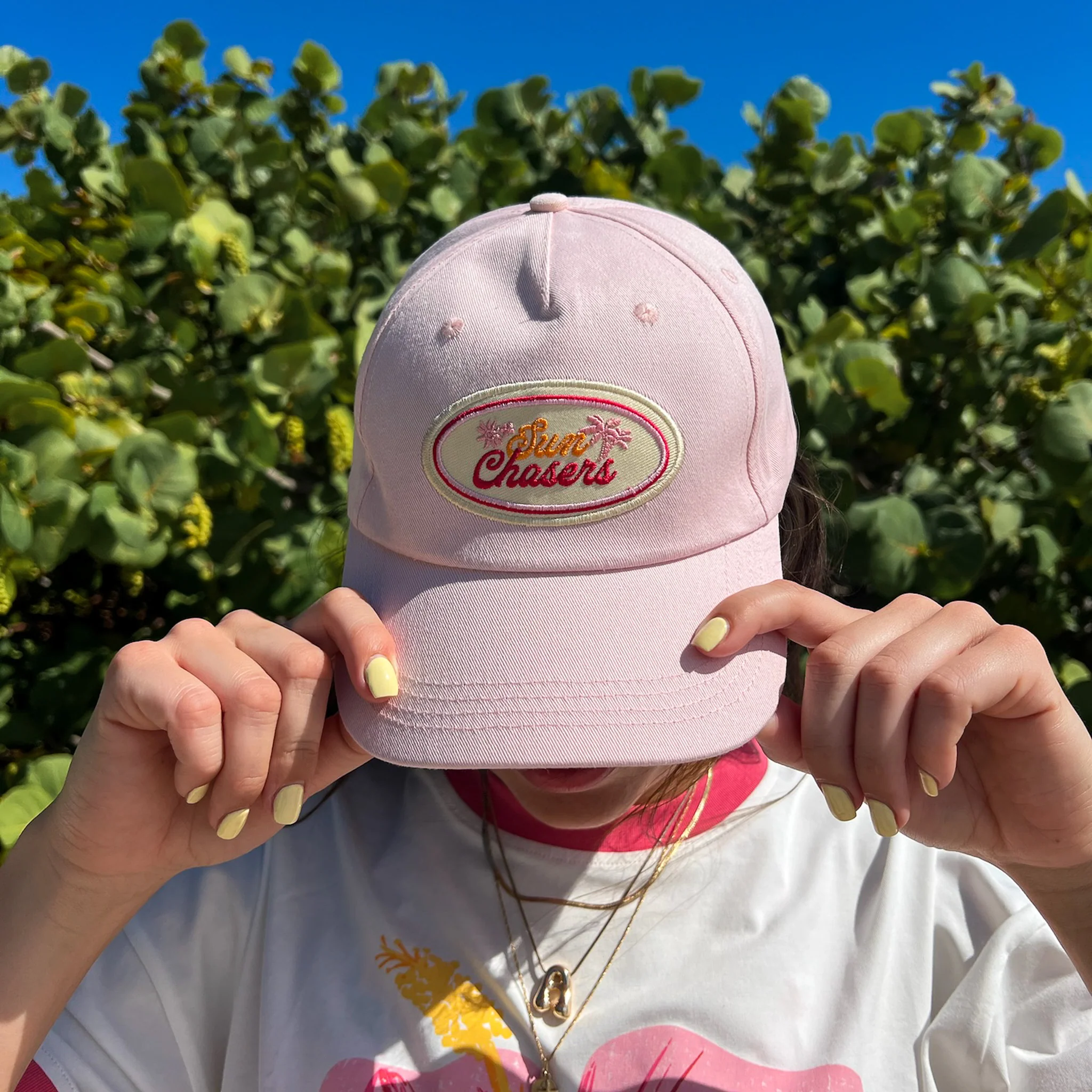 Essential Logo Cap - Pink Prosecco - Image 2