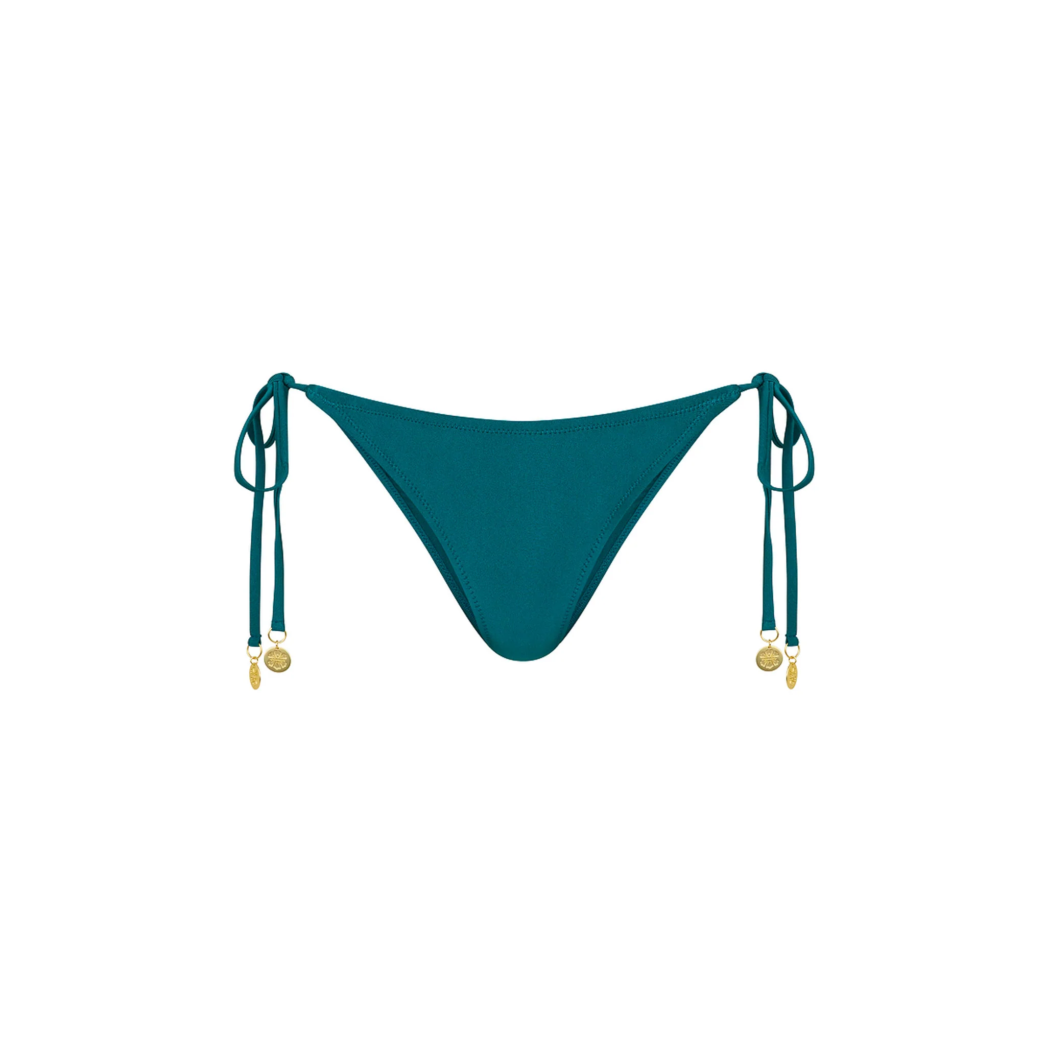 Full Coverage Tie Bikini Bottom - Laguna Haze