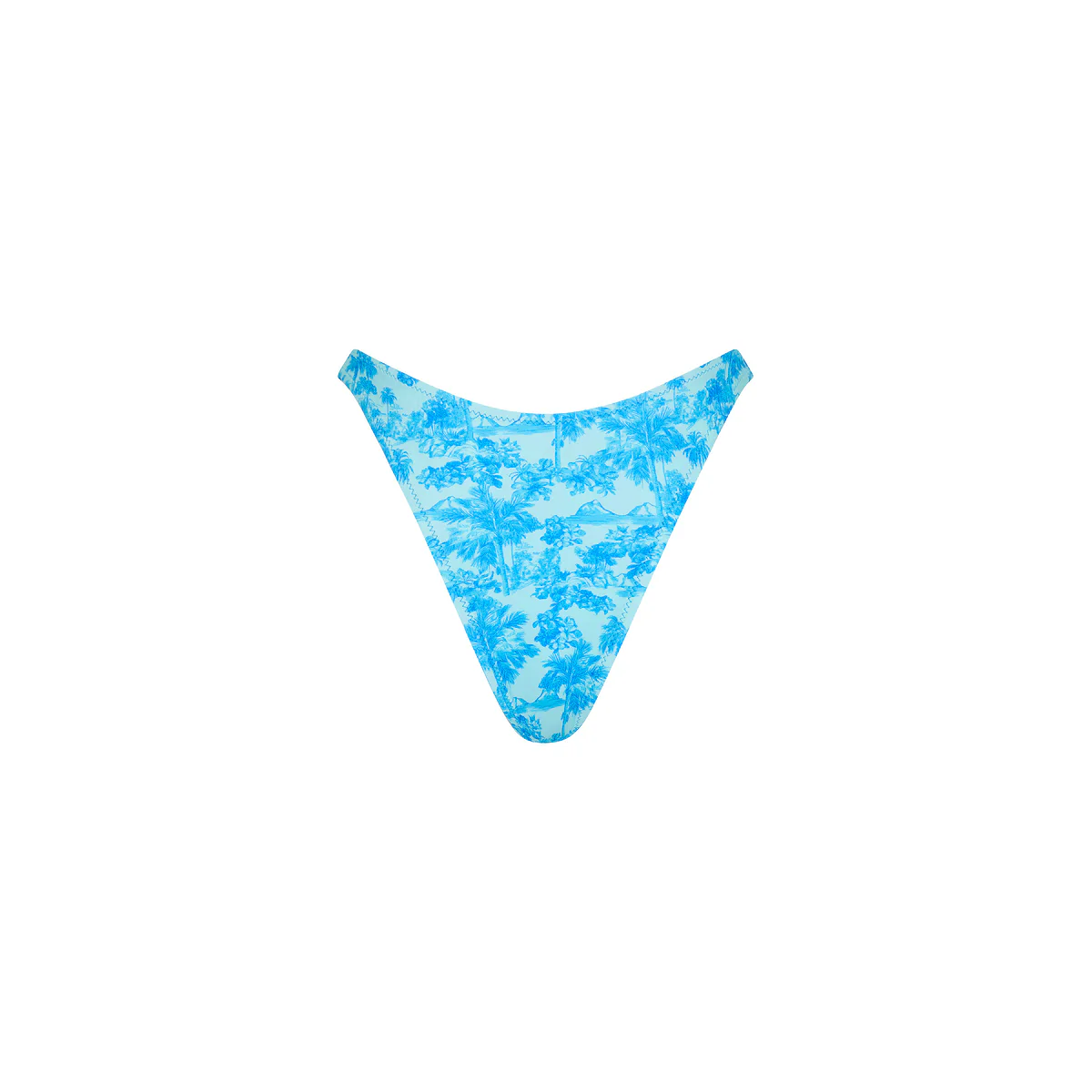 High Leg Vintage Bikini Bottom - Ocean Paradise - Image 8