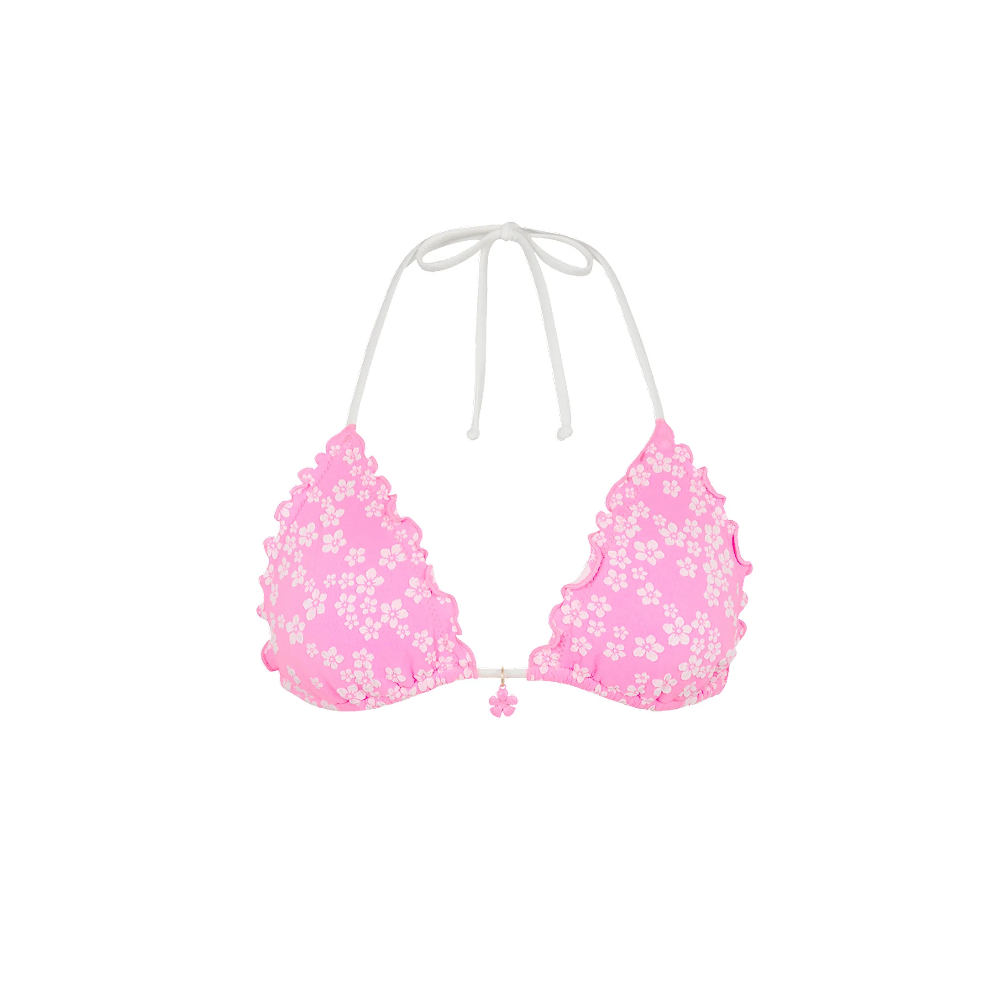 Lettuce Edge Bralette Bikini Top - Sugar Sprinkle