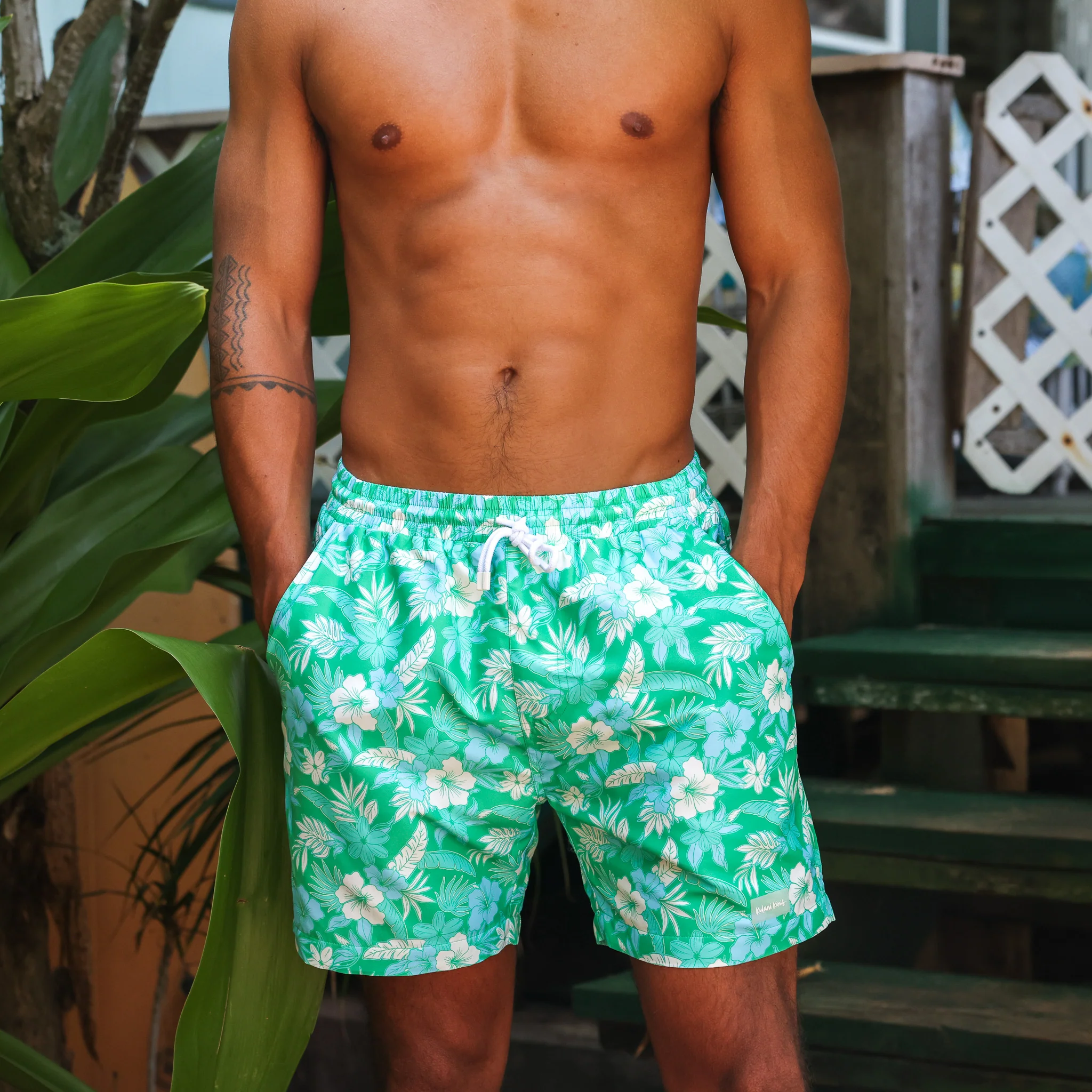 Men's Swim Trunks - Barefoot Breeze - Image 4