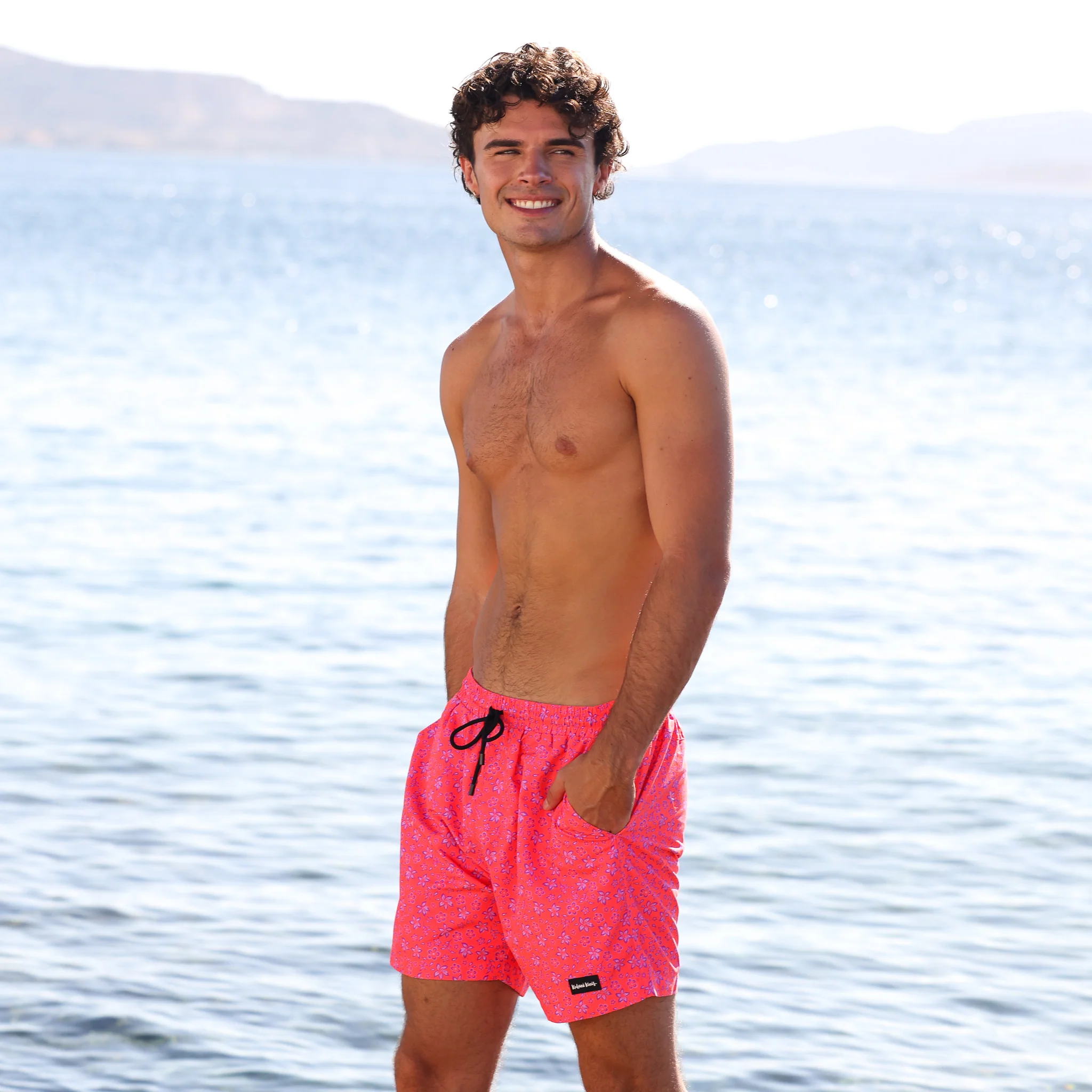 Men's Swim Trunks - Kiss Me - Image 5