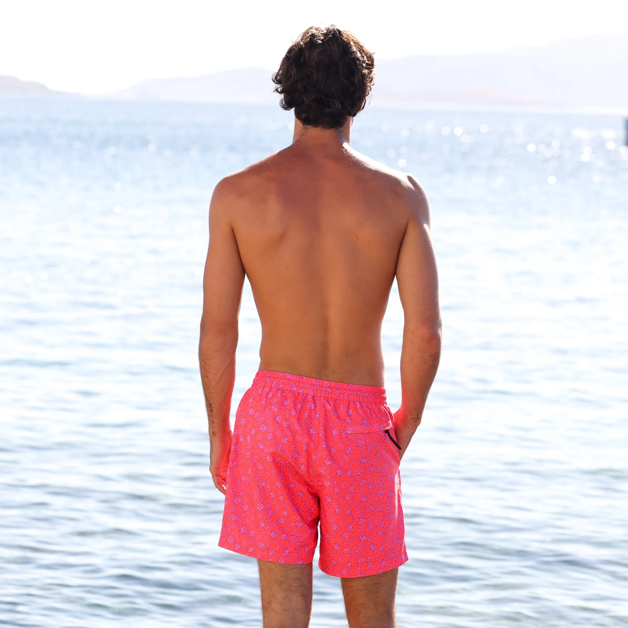 Men's Swim Trunks - Kiss Me - Image 6