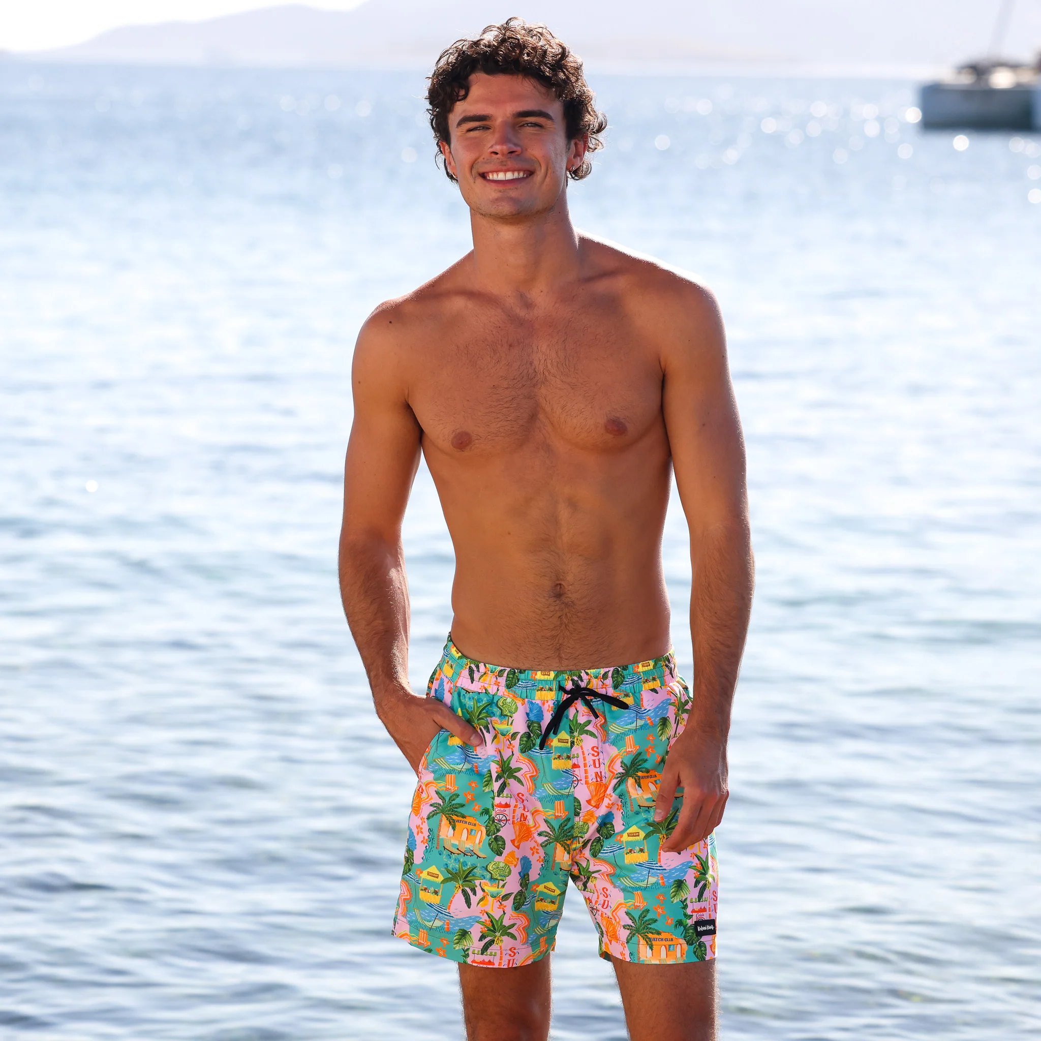 Men's Swim Trunks - Sunlit Spritz - Image 2