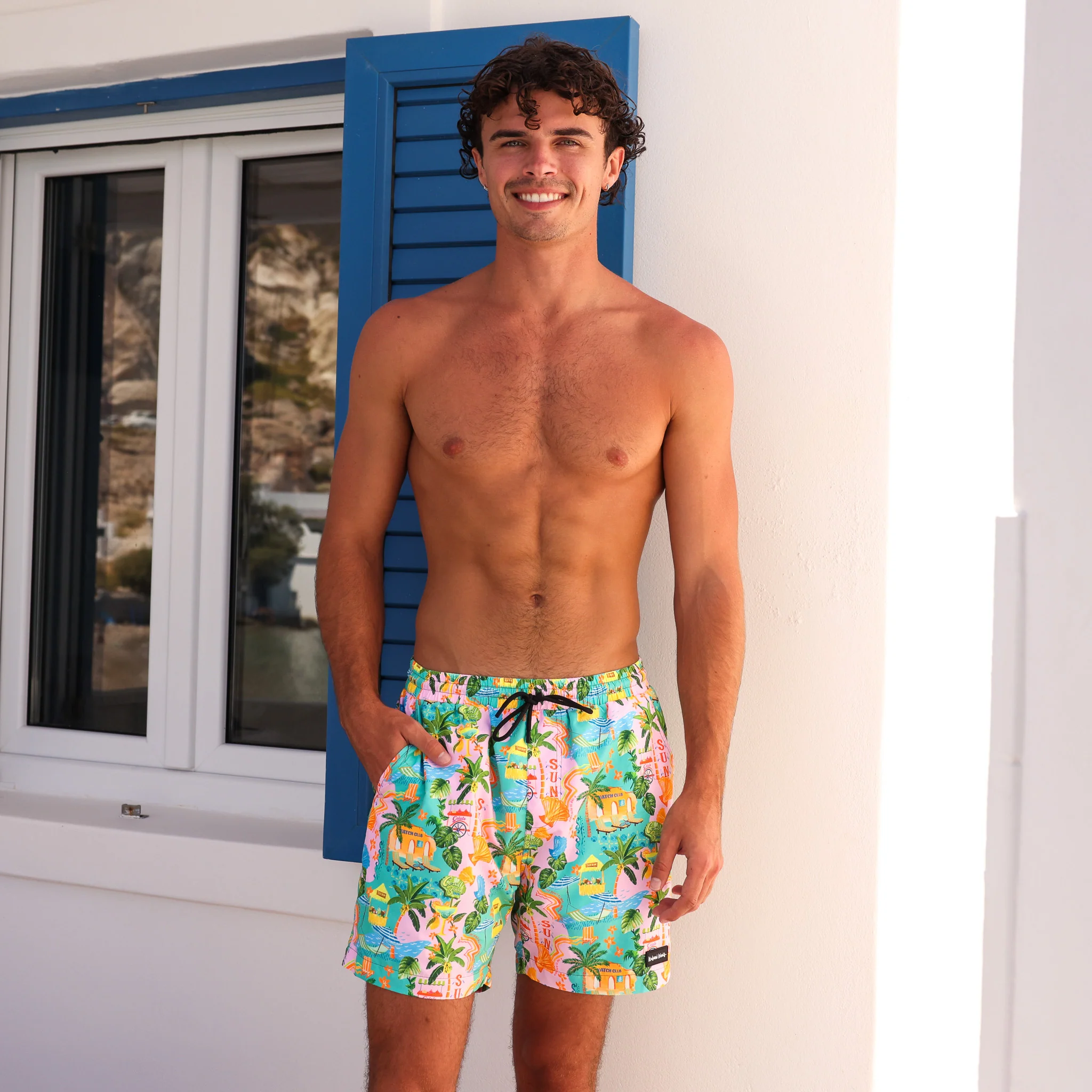 Men's Swim Trunks - Sunlit Spritz - Image 4