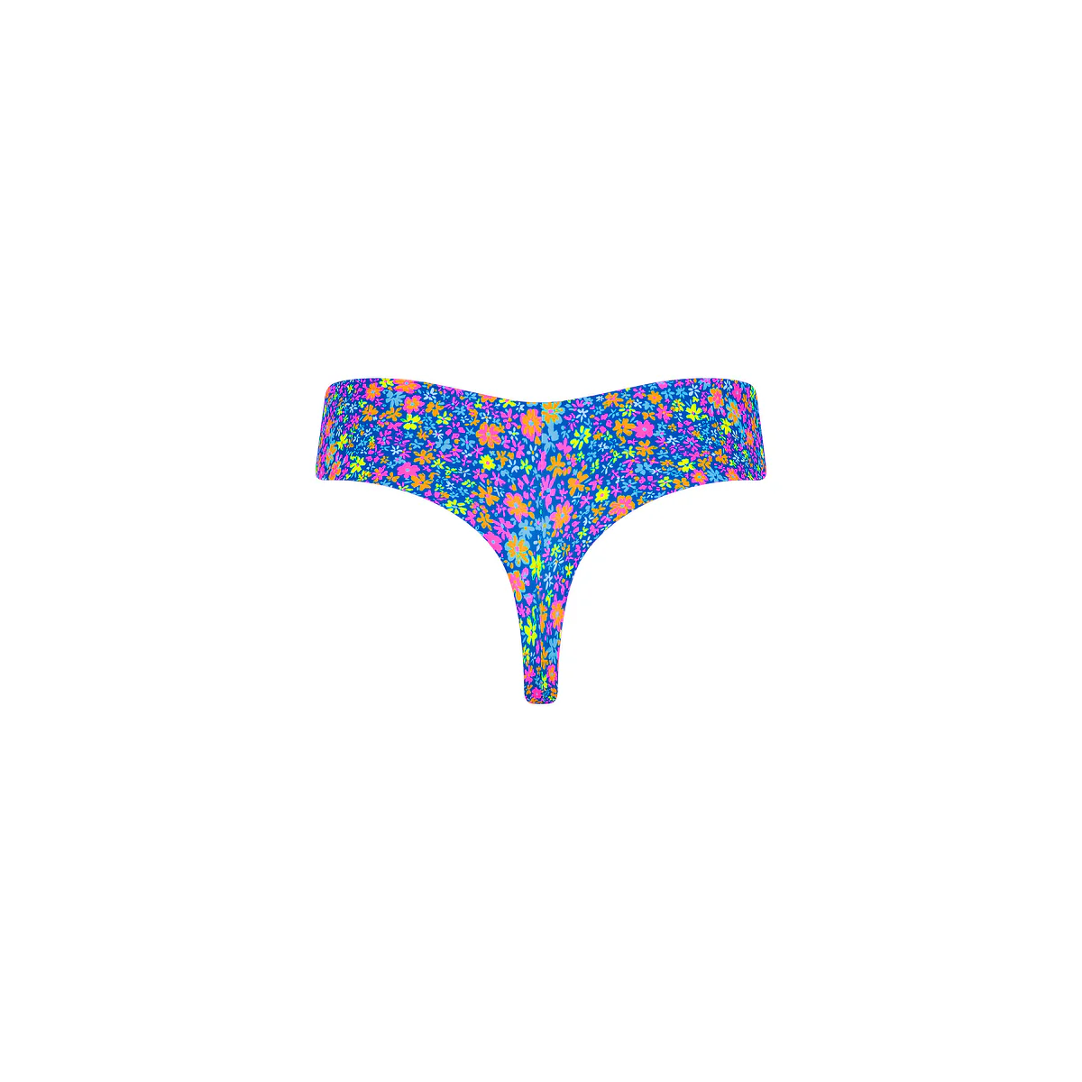 Mid-Rise Brazilian Bikini Bottom - Electric Bloom - Image 10
