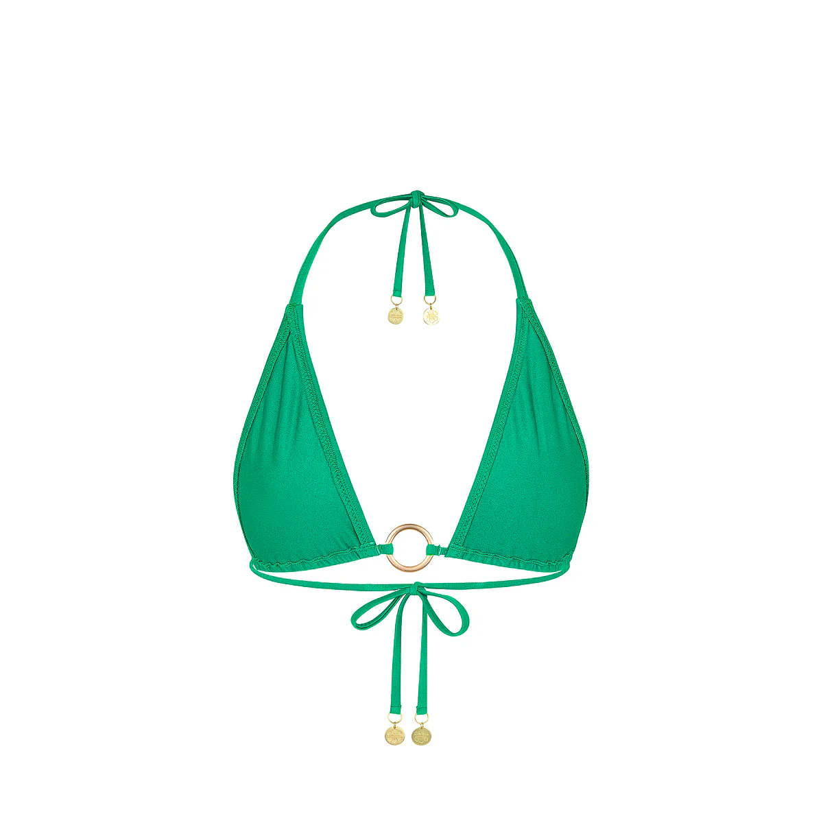 Ring Halter Bikini Top - Island Lush - Image 9