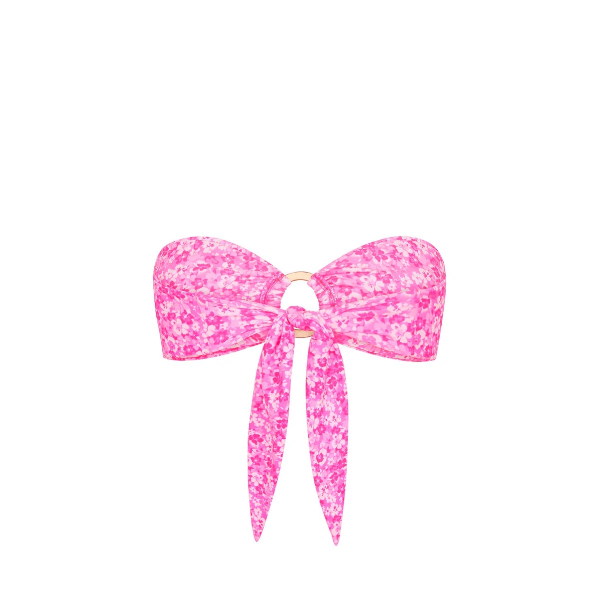 Strapless Bandeau Bikini Top - Berry Burst - Image 8