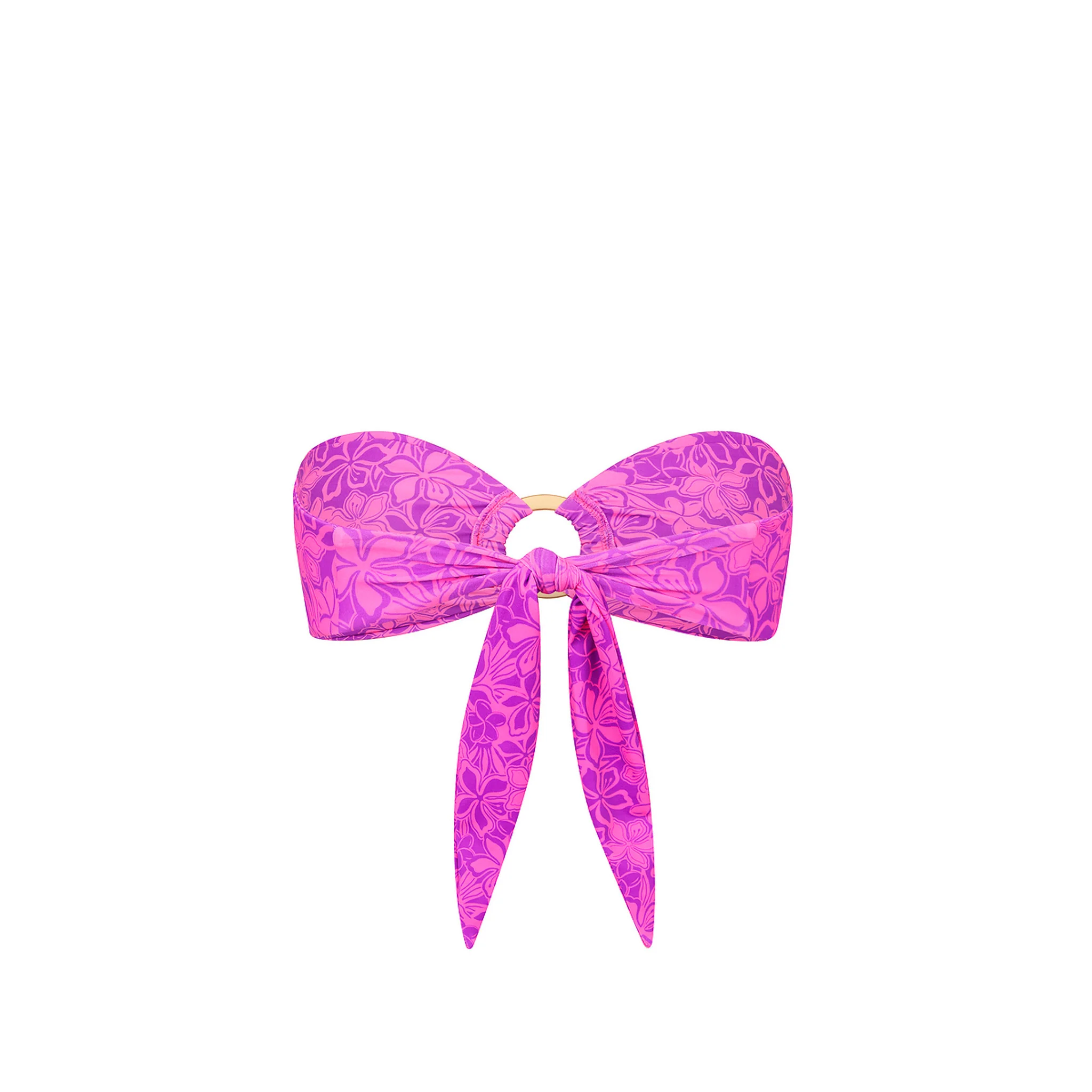 Strapless Bandeau Bikini Top - Bubble Berry - Image 8