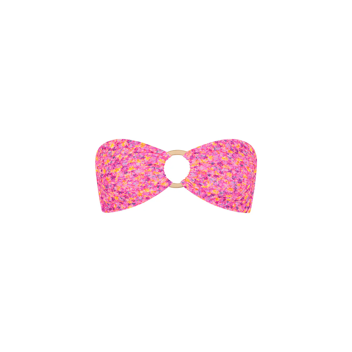 Strapless Bandeau Bikini Top - Gelato Bloom