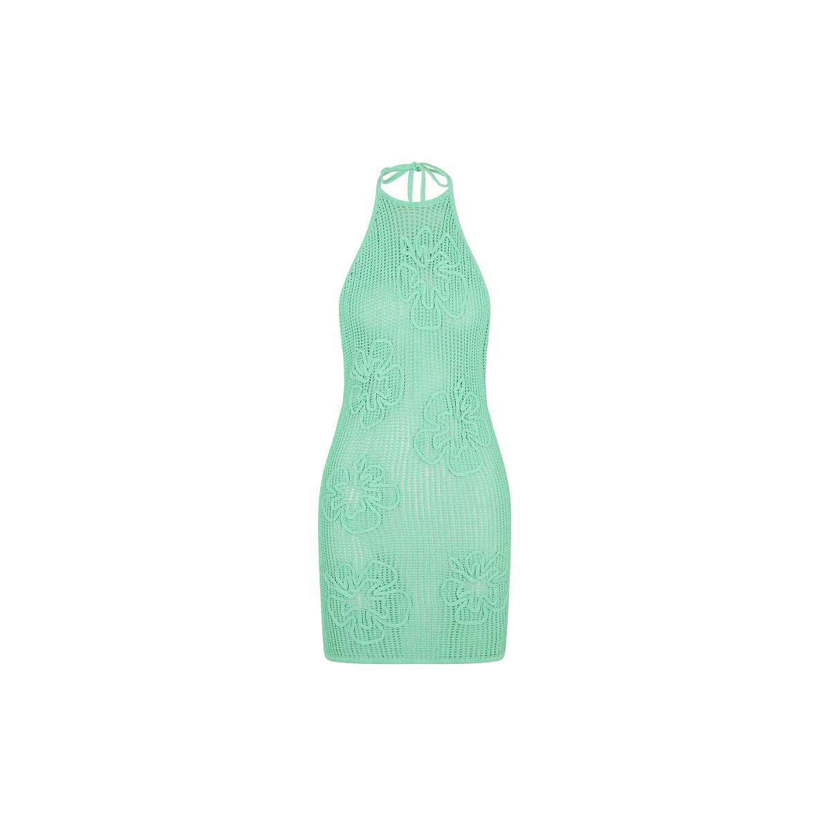 Summer Knit Mini Dress - Crystal Tides