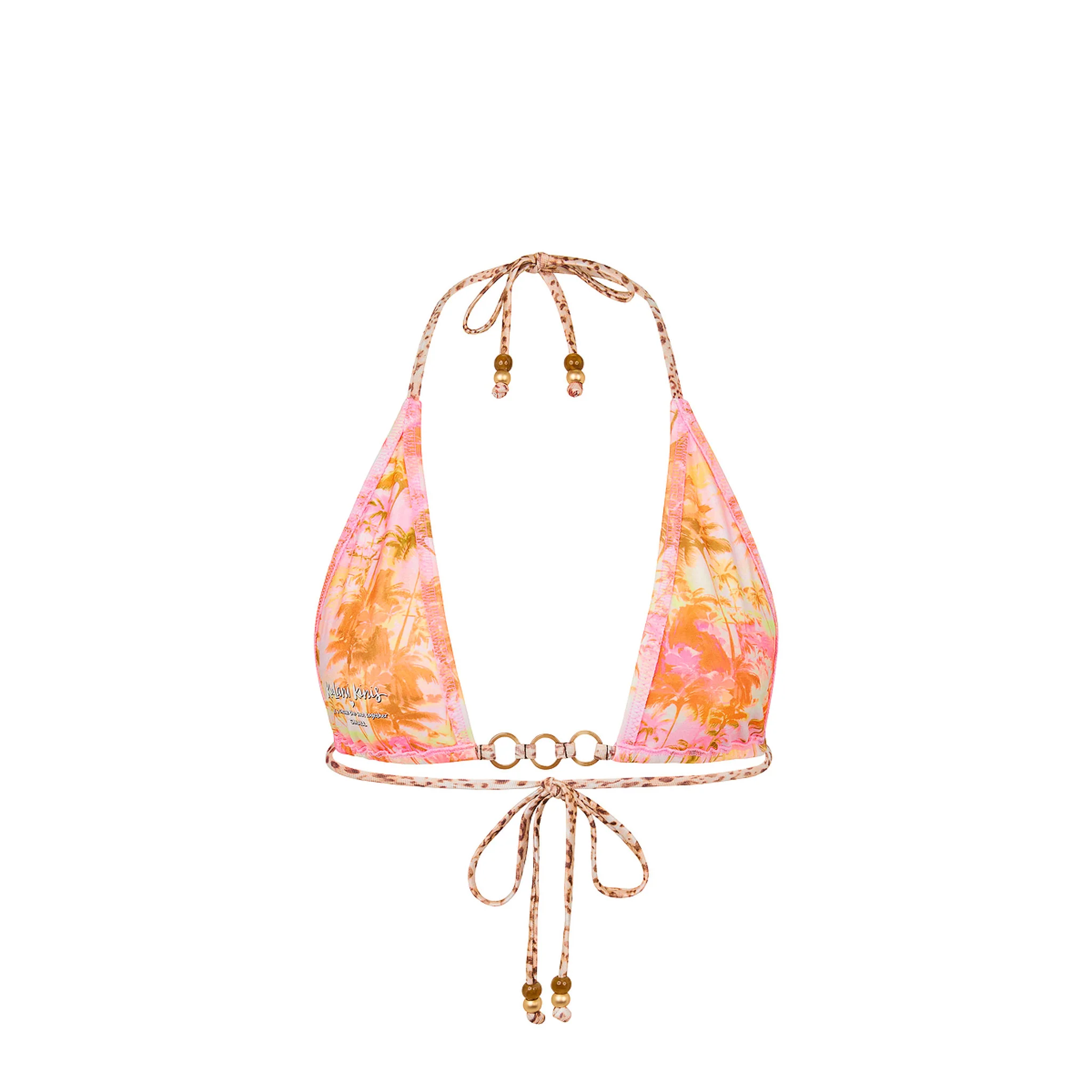 Trio Ring Triangle Bikini Top - Wild Skies - Image 8