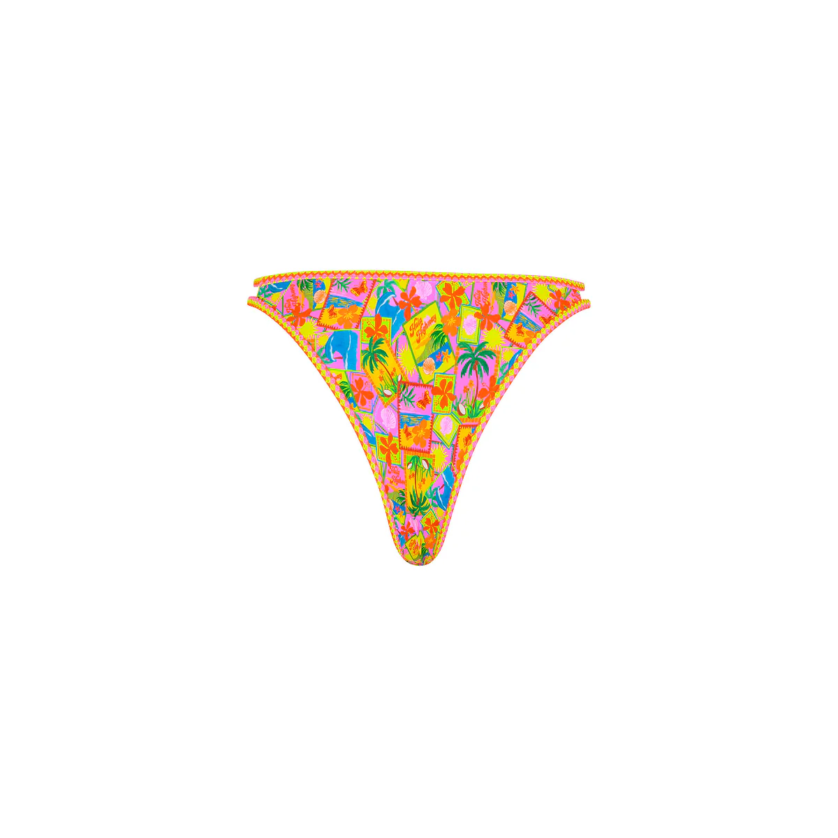 Twin Strap Cheeky Bikini Bottom - Sunshine Snaps - Image 7